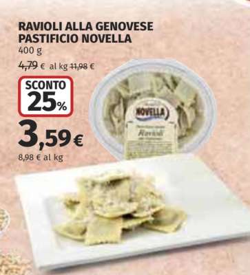 Ravioli alla genovese Pastificio Novella