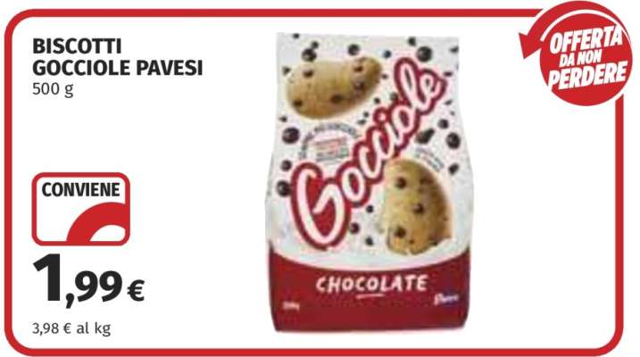 Biscotti Gocciole Pavesi
