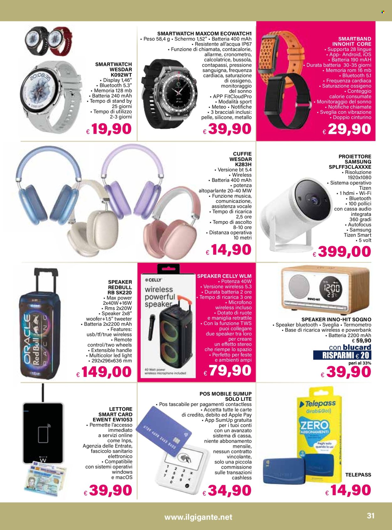 Volantino Il Gigante - 6/8/2026 - 30/9/2026. Pagina 31