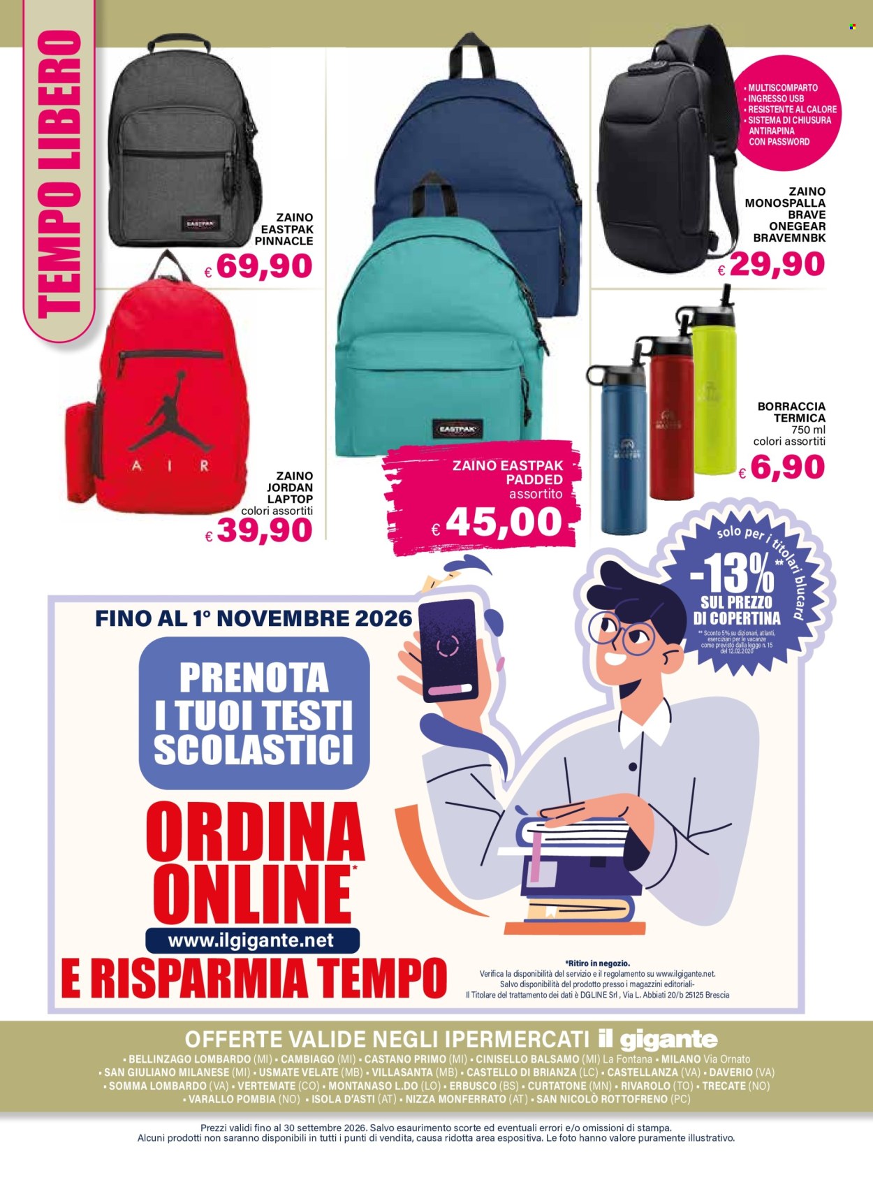 Volantino Il Gigante - 6/8/2026 - 30/9/2026. Pagina 32