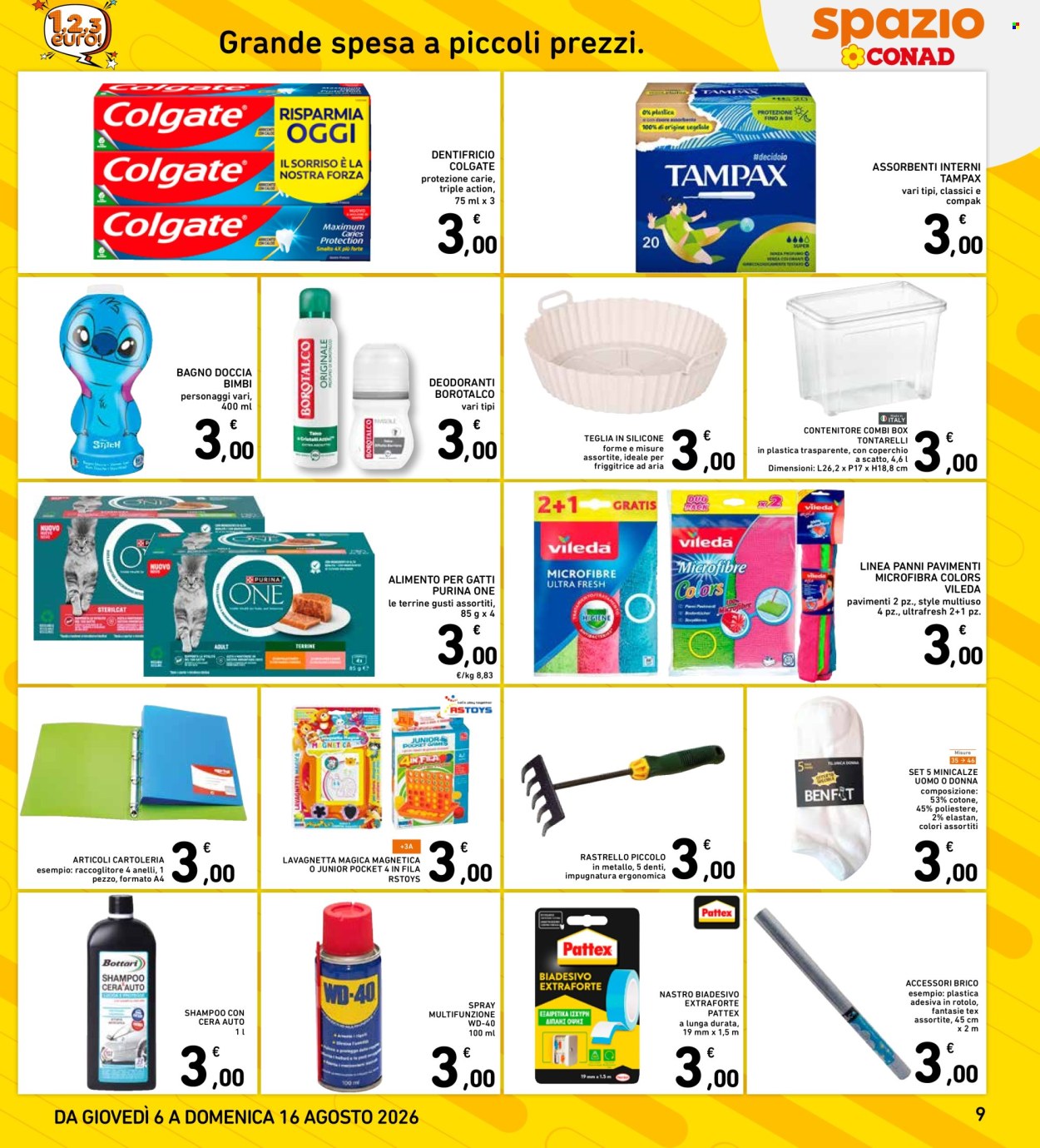 Volantino Spazio Conad - 6/8/2026 - 16/8/2026. Pagina 9