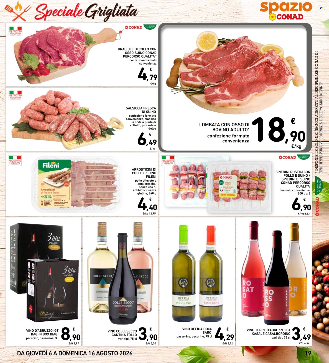 Volantino Spazio Conad - 6/8/2026 - 16/8/2026. Pagina 19
