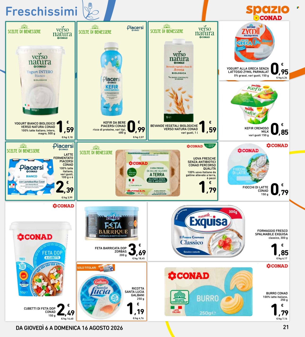 Volantino Spazio Conad - 6/8/2026 - 16/8/2026. Pagina 21
