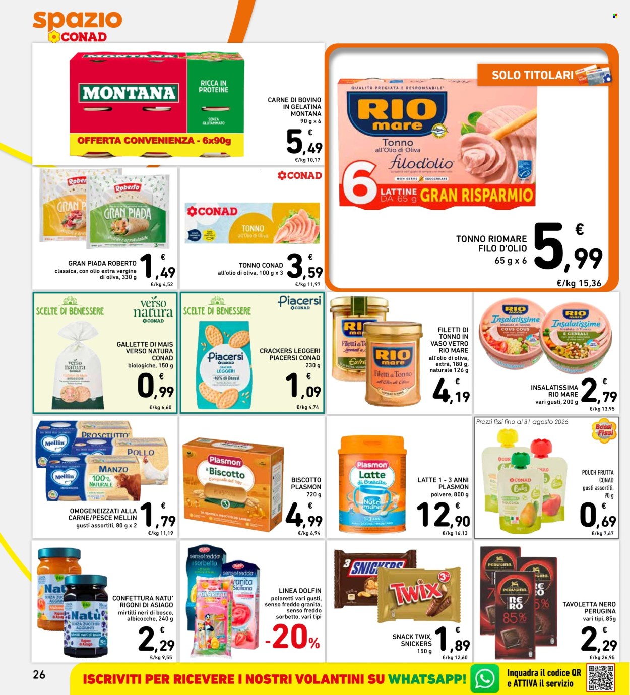 Volantino Spazio Conad - 6/8/2026 - 16/8/2026. Pagina 26