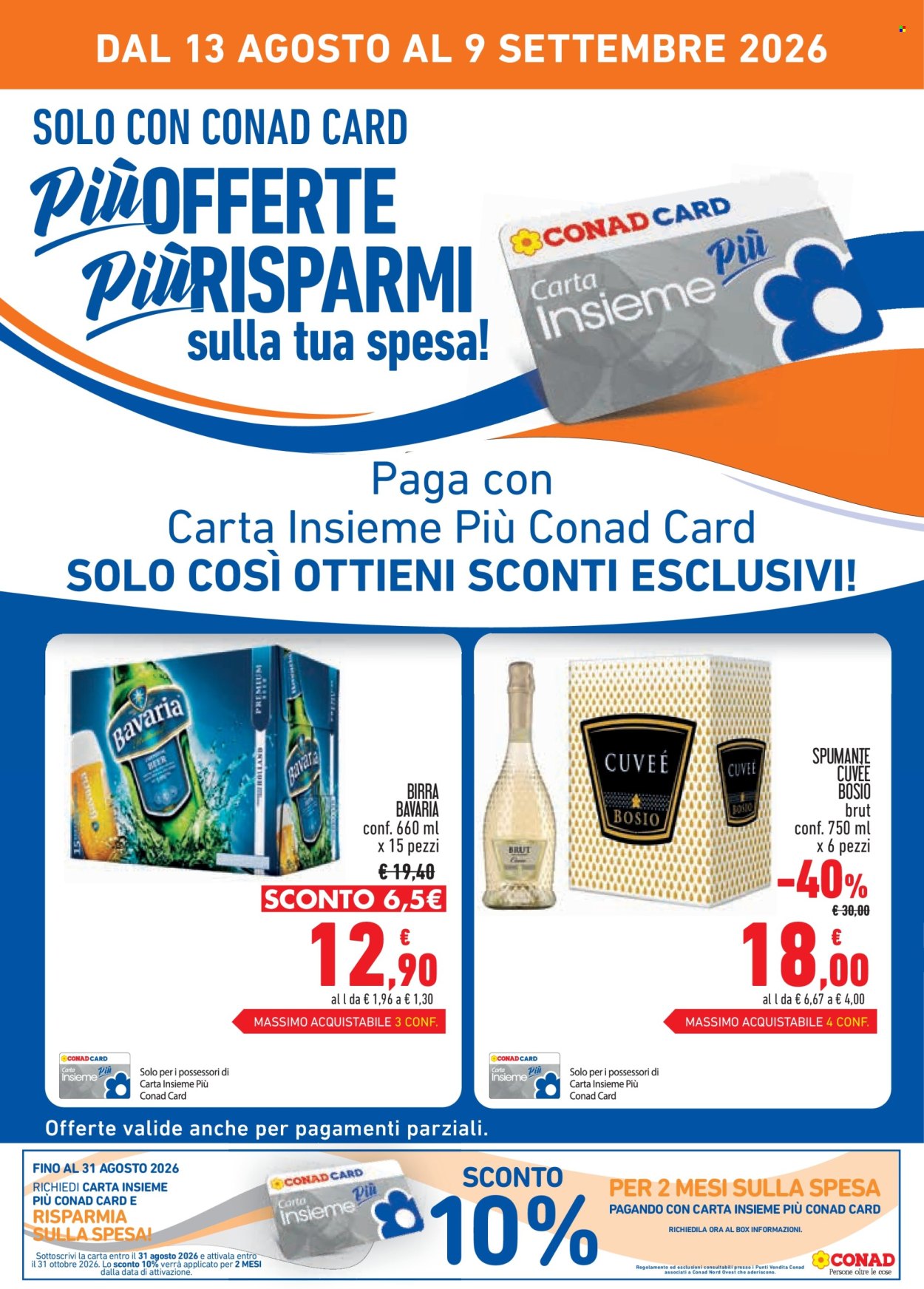 Volantino Conad - 13/8/2026 - 9/9/2026. Pagina 2