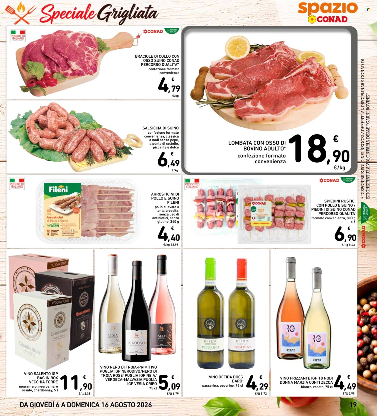 Volantino Spazio Conad - 6/8/2026 - 16/8/2026. Pagina 19