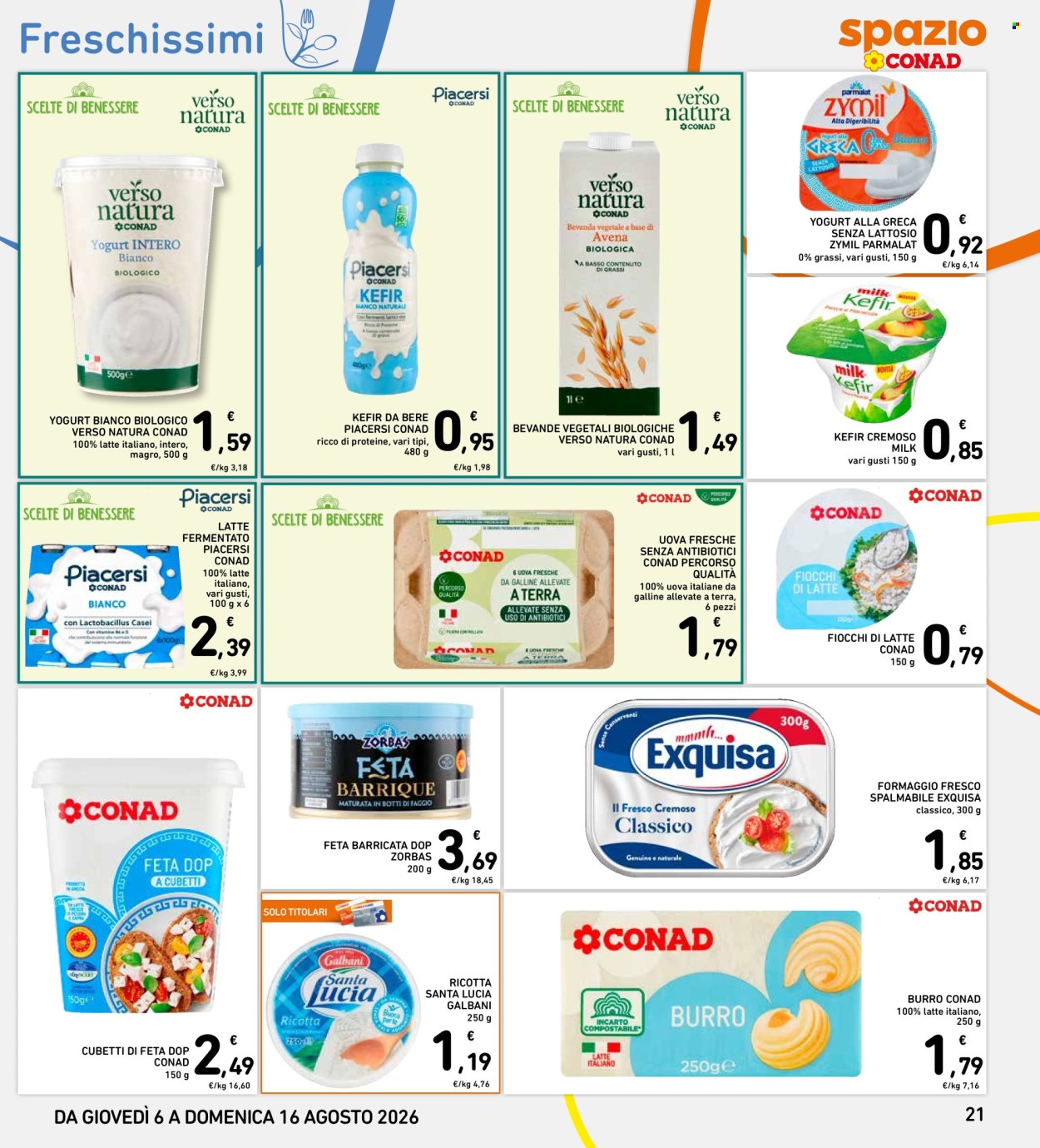Volantino Spazio Conad - 6/8/2026 - 16/8/2026. Pagina 21