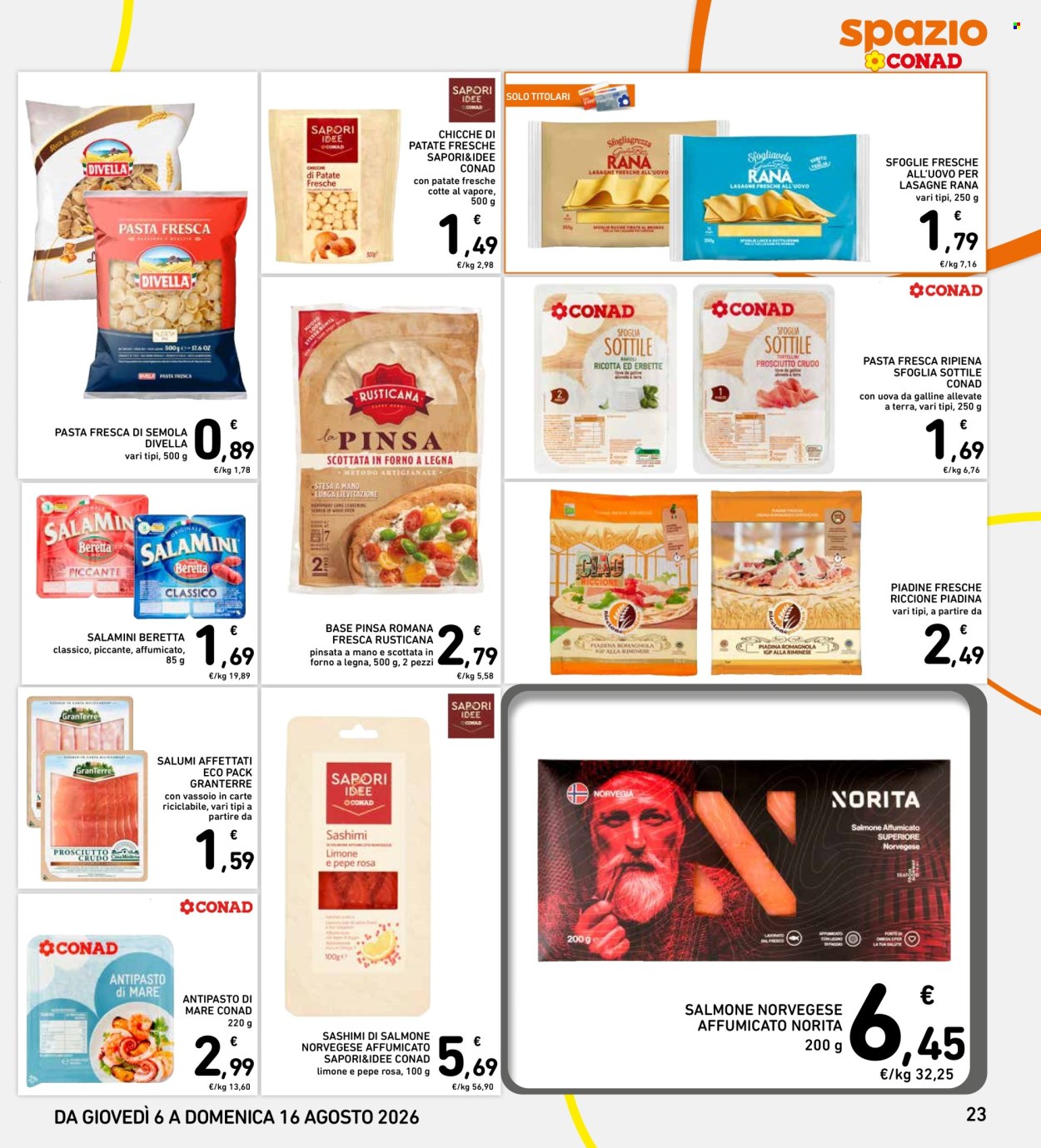 Volantino Spazio Conad - 6/8/2026 - 16/8/2026. Pagina 23