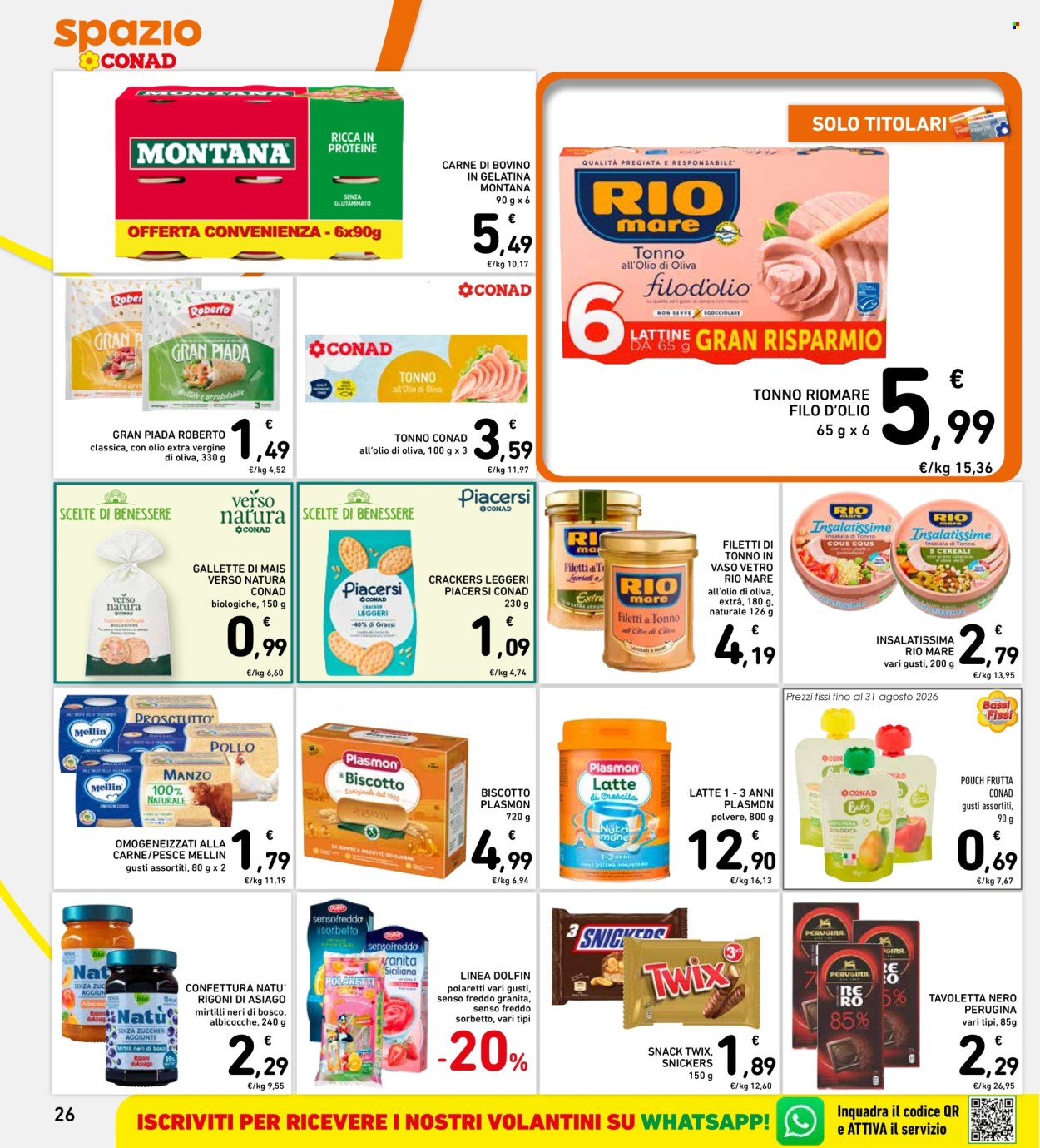 Volantino Spazio Conad - 6/8/2026 - 16/8/2026. Pagina 26