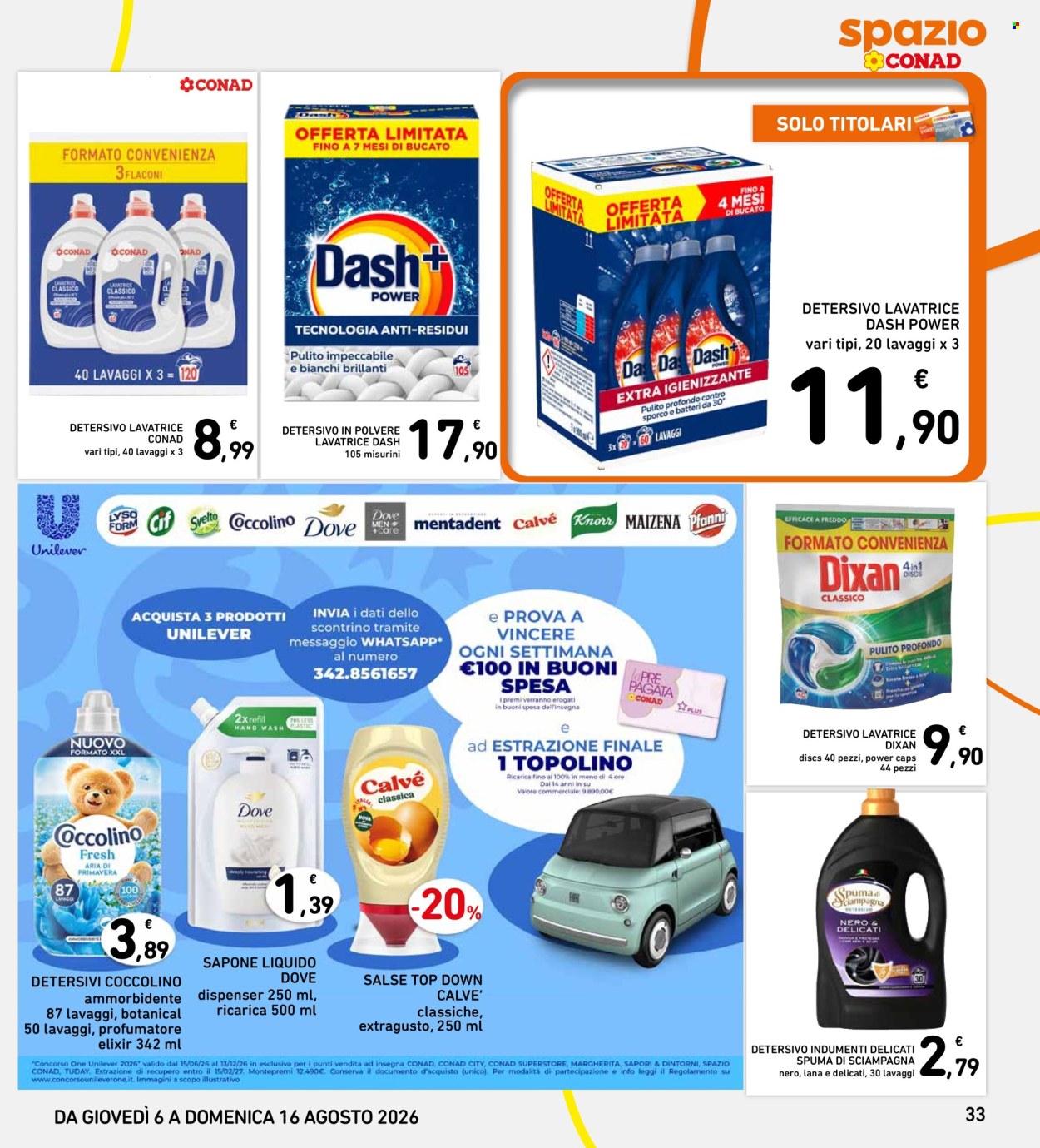 Volantino Spazio Conad - 6/8/2026 - 16/8/2026. Pagina 33