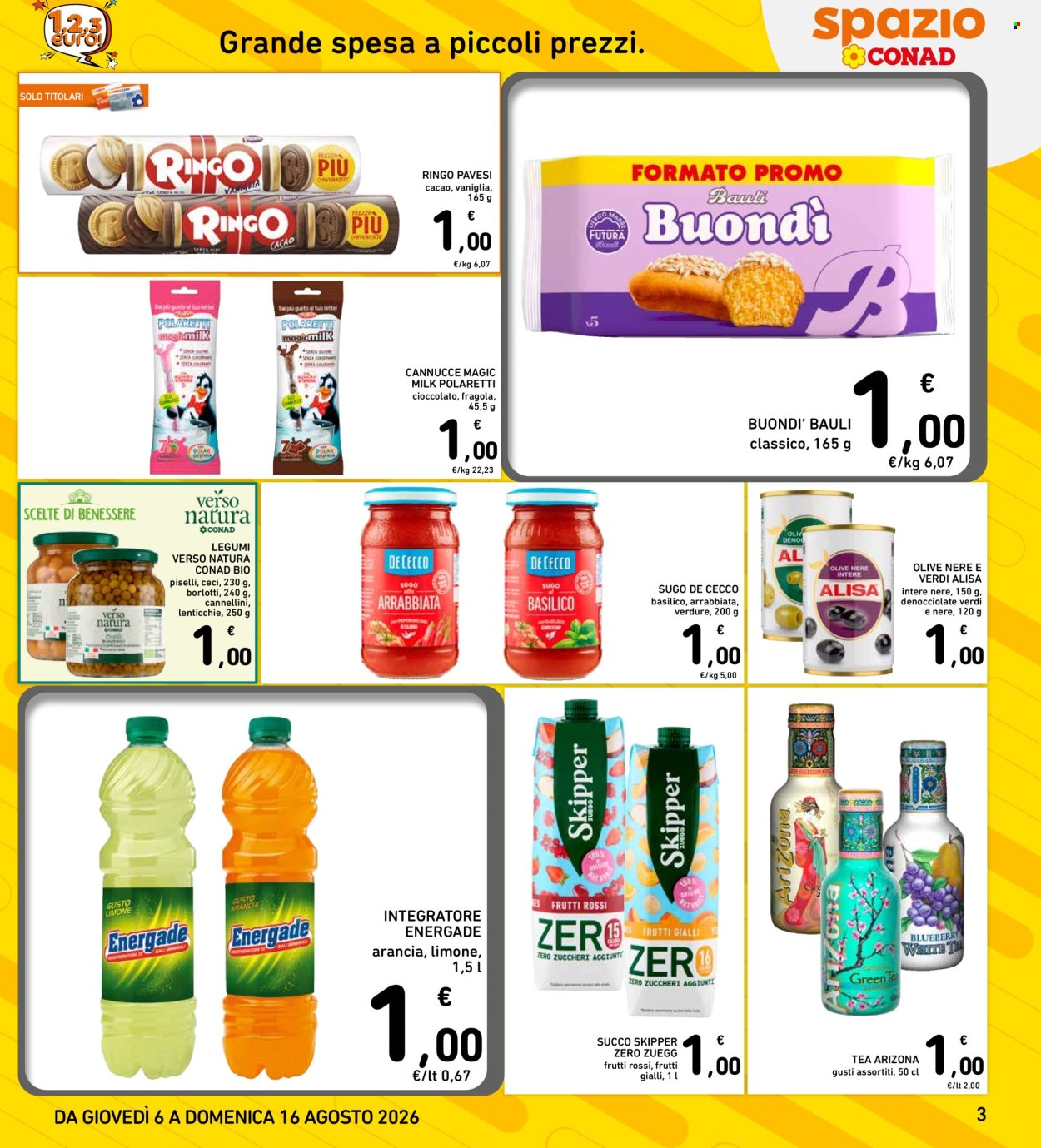 Volantino Spazio Conad - 6/8/2026 - 16/8/2026. Pagina 3