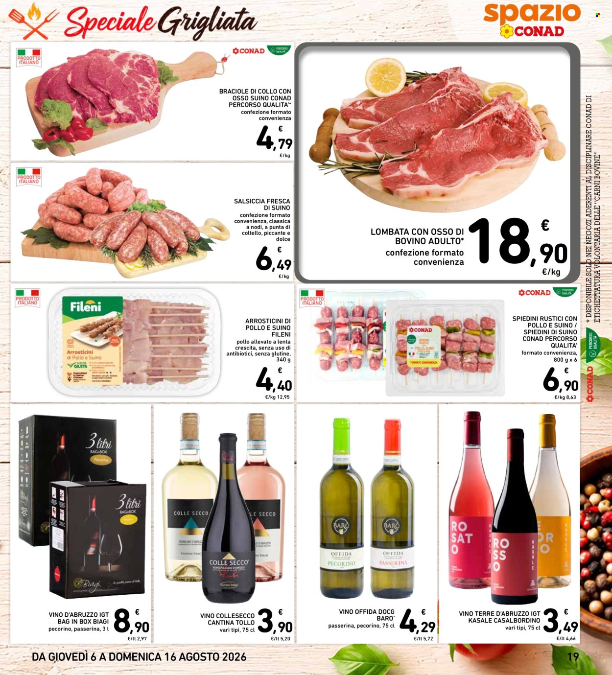 Volantino Spazio Conad - 6/8/2026 - 16/8/2026. Pagina 19