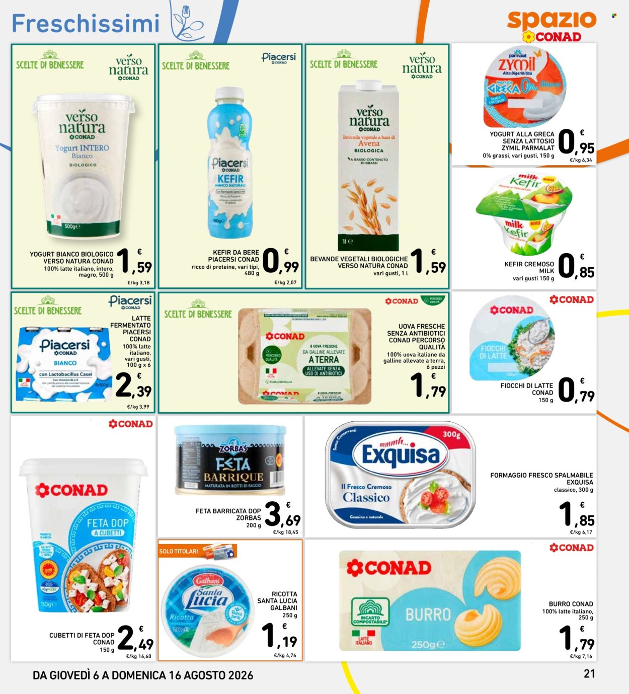 Volantino Spazio Conad - 6/8/2026 - 16/8/2026. Pagina 21