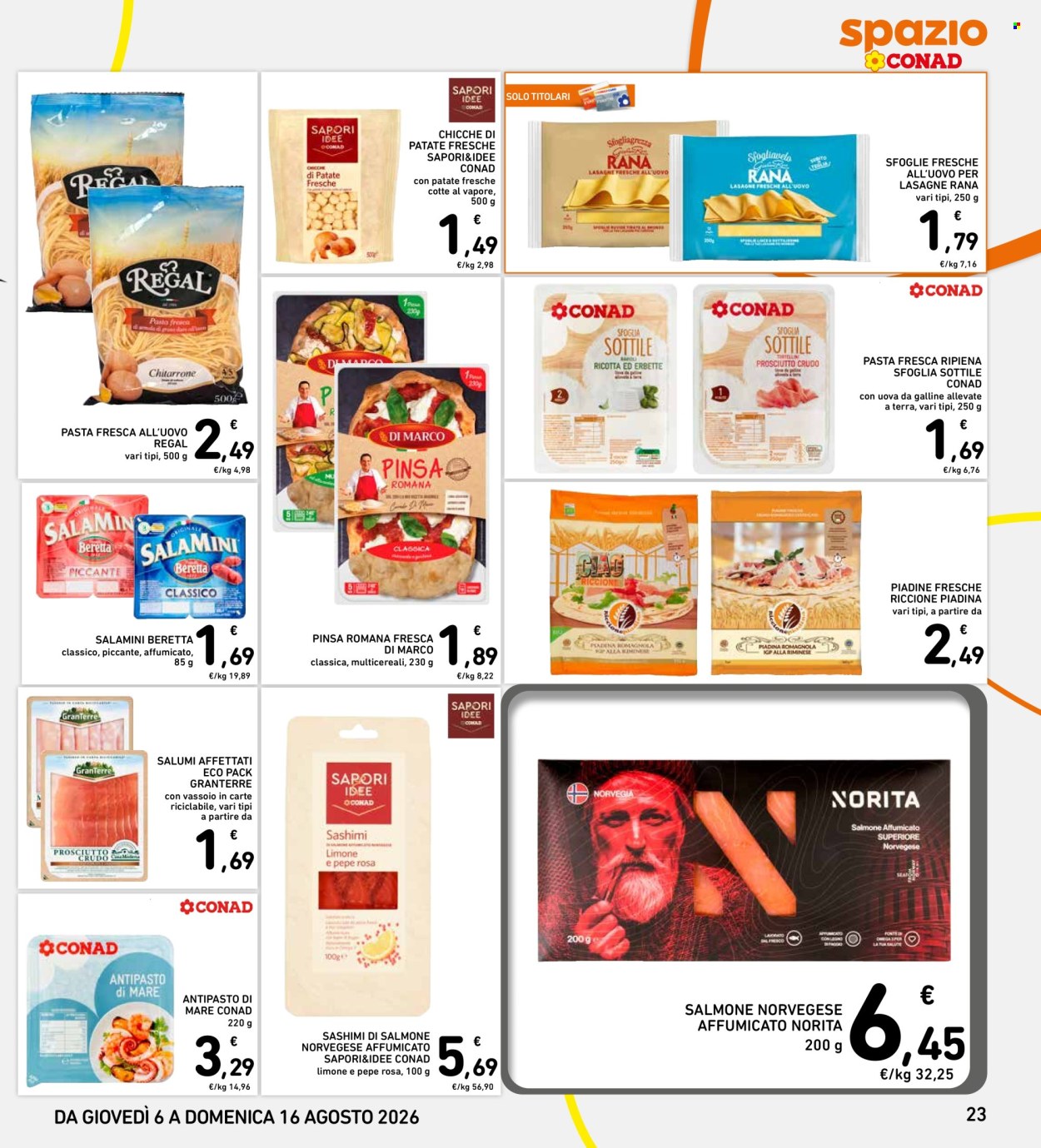 Volantino Spazio Conad - 6/8/2026 - 16/8/2026. Pagina 23