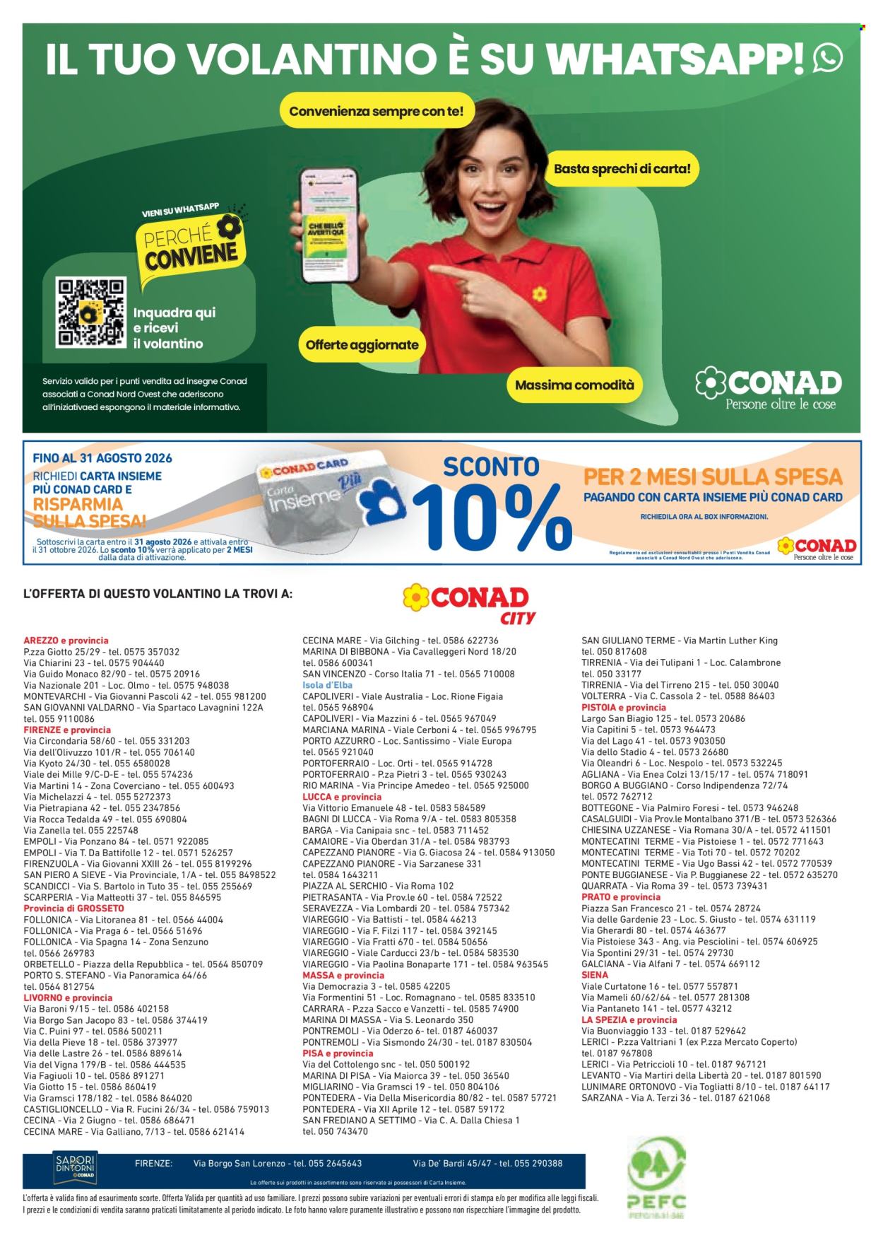 Leták Conad - 13.8.2026 - 9.9.2026. Strana 8