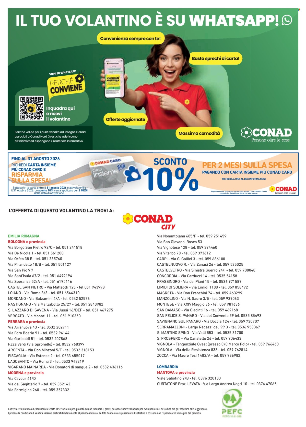 Volantino Conad - 13/8/2026 - 9/9/2026. Pagina 8