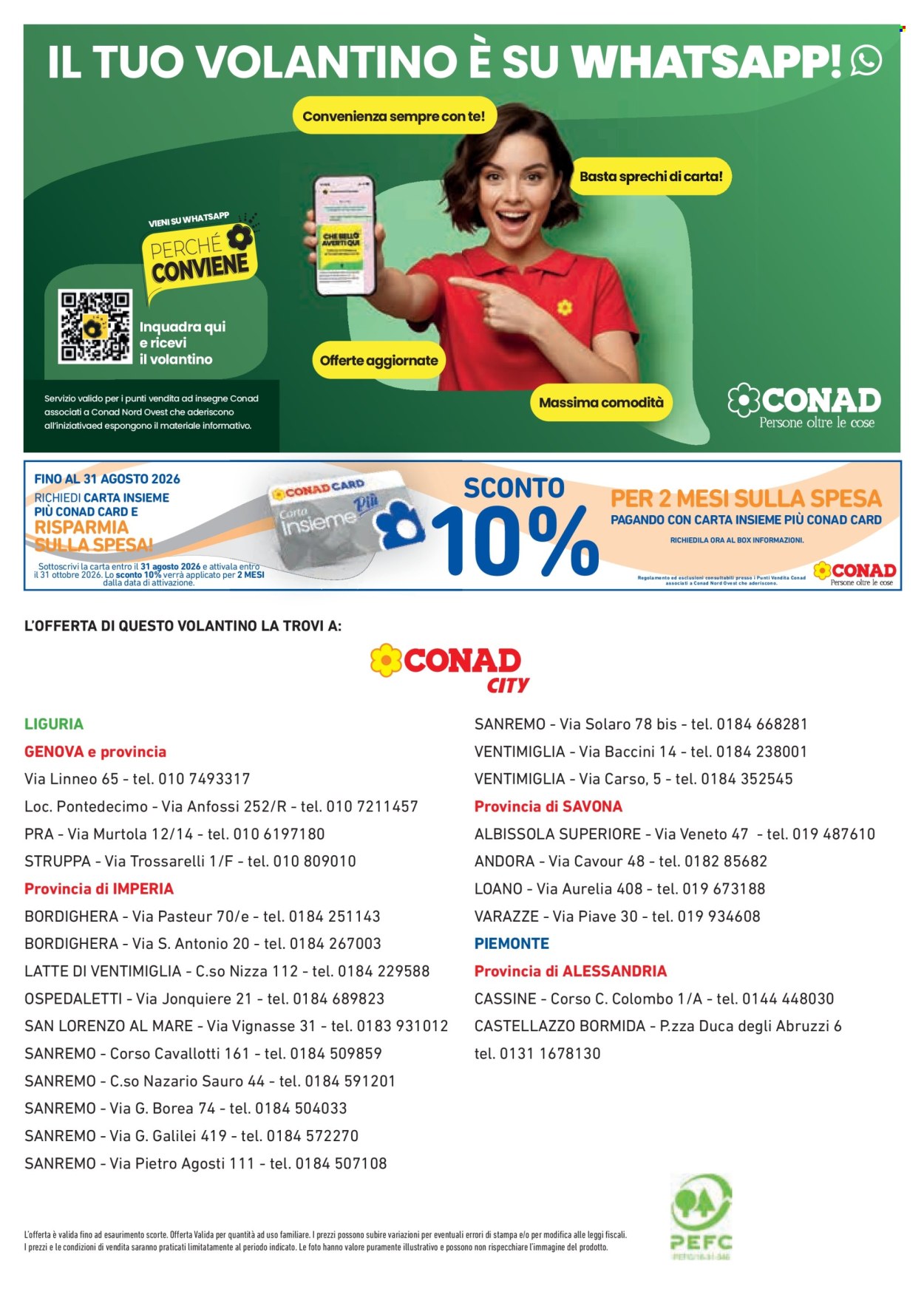 Volantino Conad - 13/8/2026 - 9/9/2026. Pagina 8