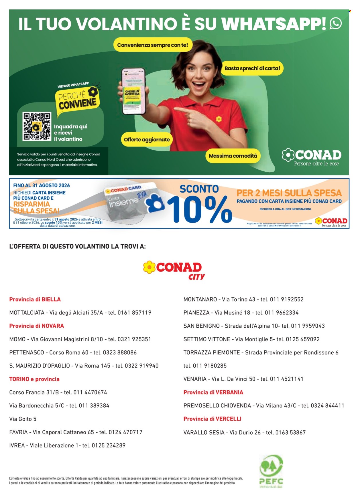 Volantino Conad - 13/8/2026 - 9/9/2026. Pagina 8