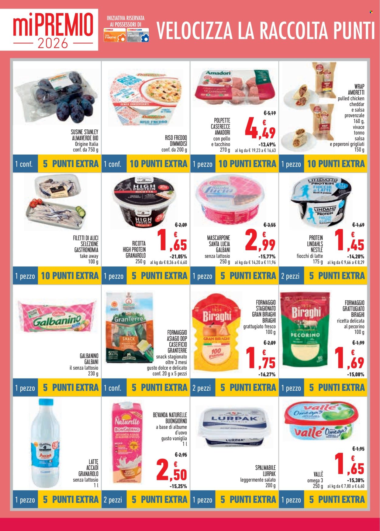 Leták Conad - 13.8.2026 - 9.9.2026. Strana 4