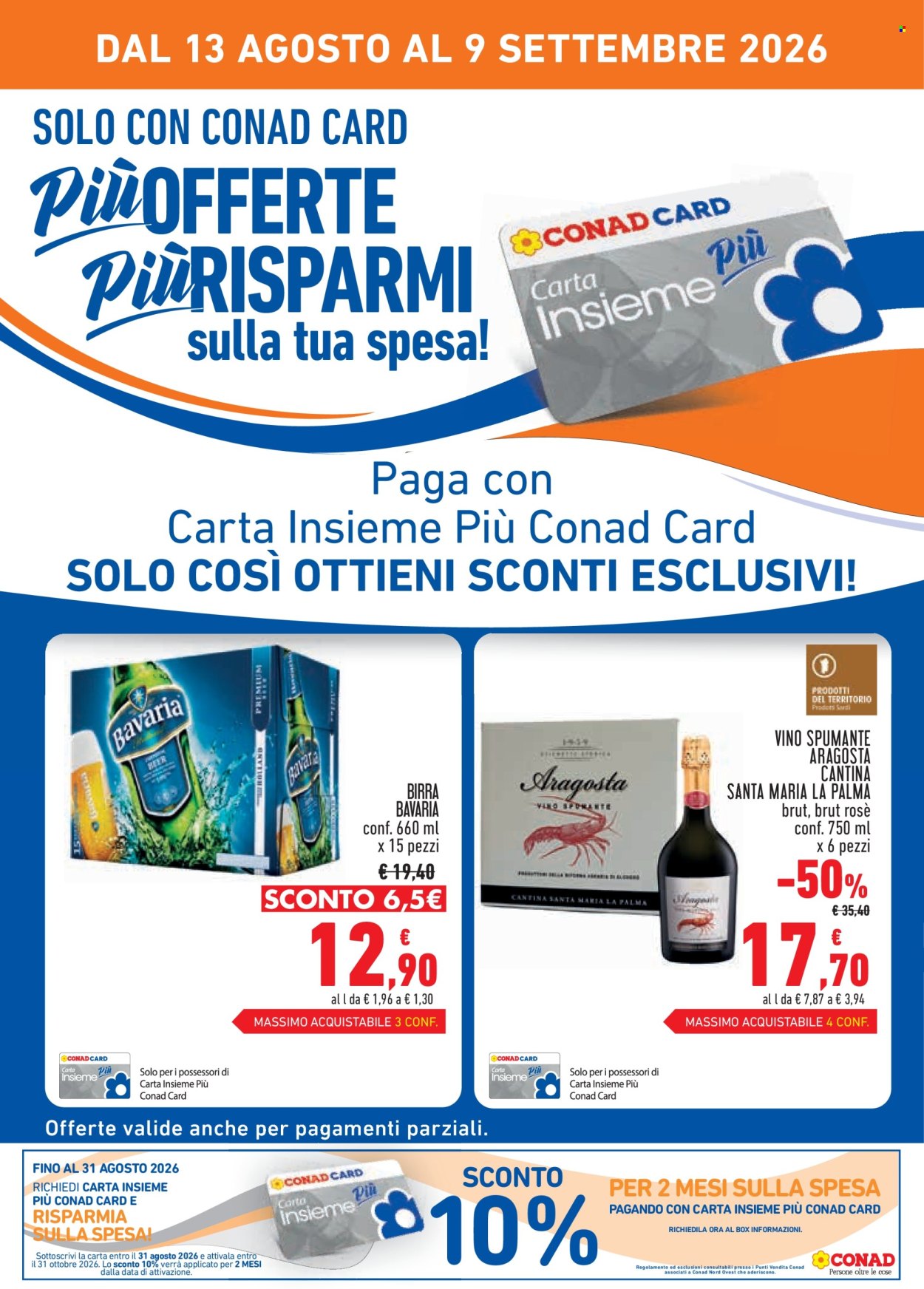 Volantino Conad - 13/8/2026 - 9/9/2026. Pagina 2