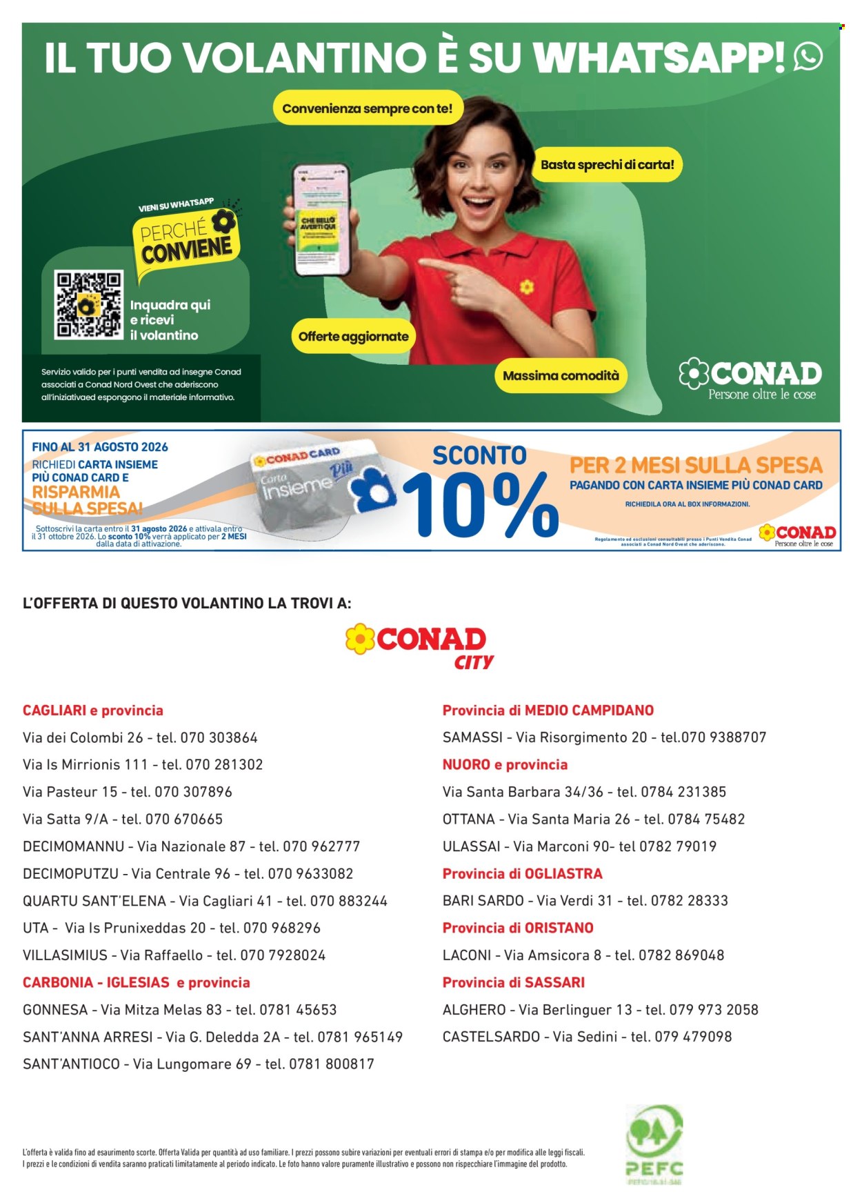 Volantino Conad - 13/8/2026 - 9/9/2026. Pagina 8