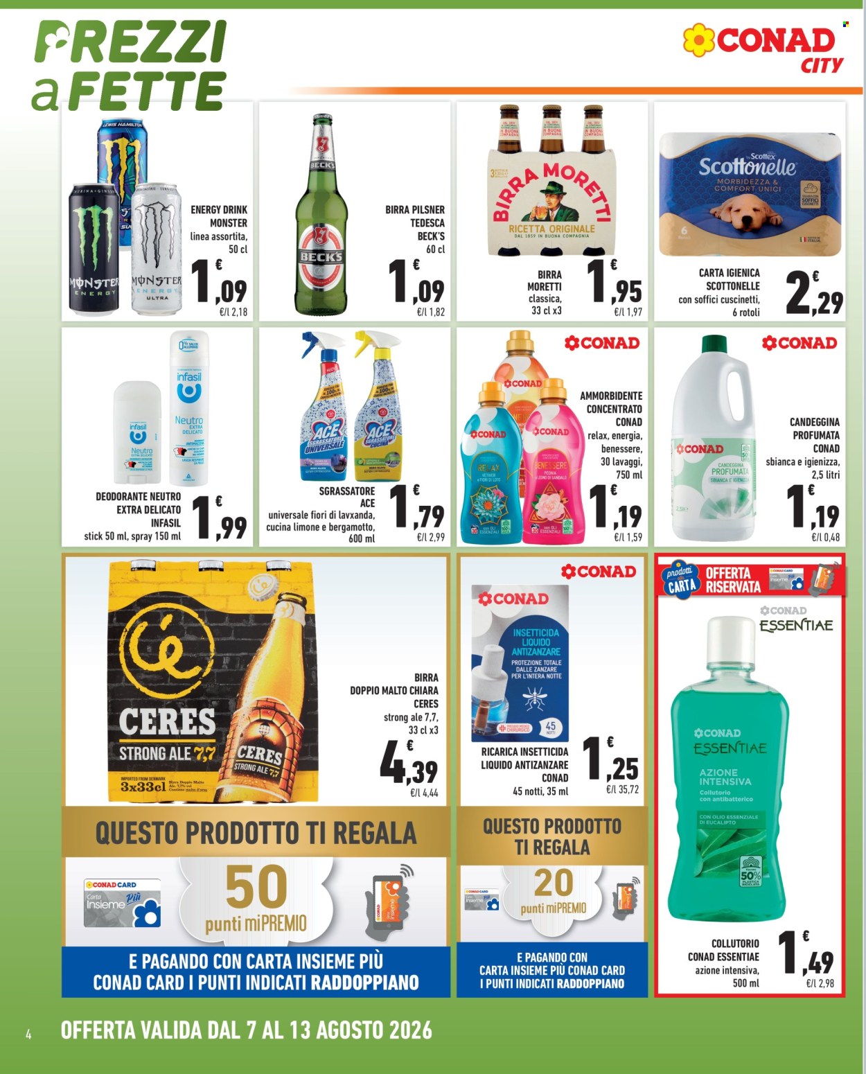 Volantino Conad City - 7/8/2026 - 13/8/2026. Pagina 4