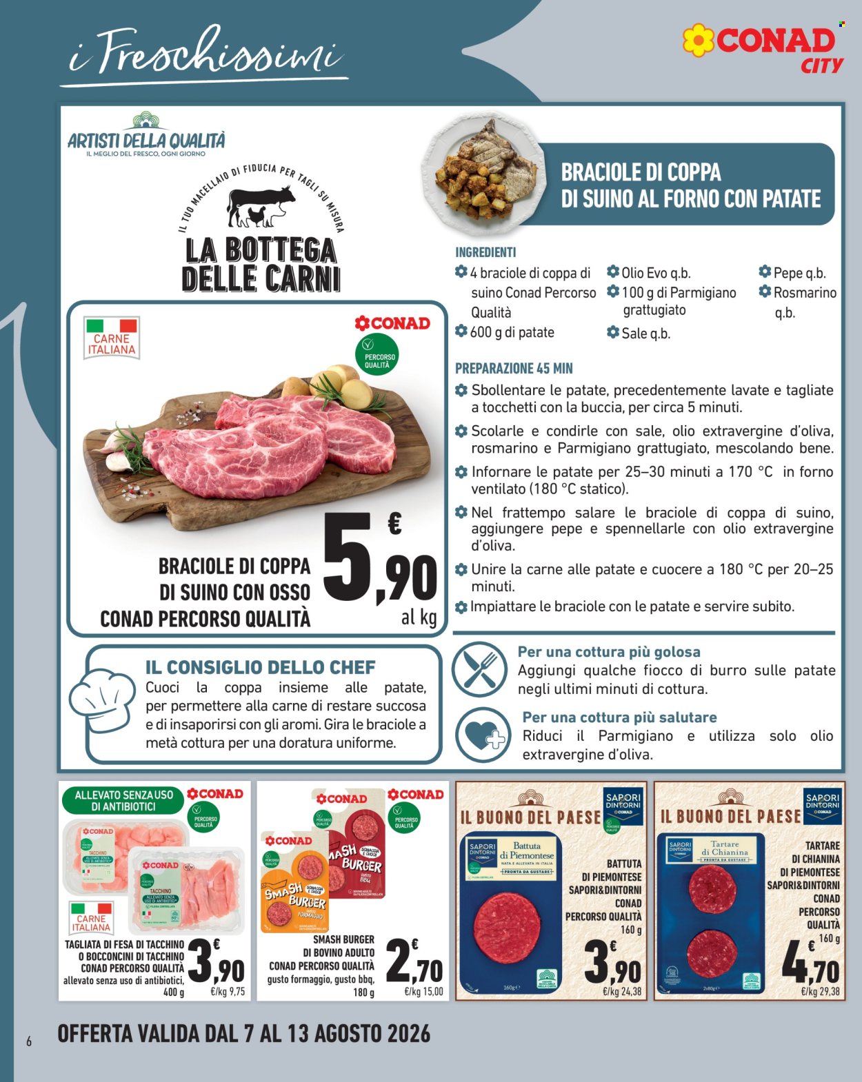Volantino Conad City - 7/8/2026 - 13/8/2026. Pagina 6