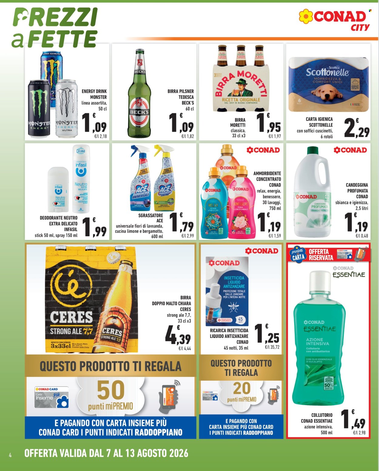 Volantino Conad - 7/8/2026 - 13/8/2026. Pagina 4