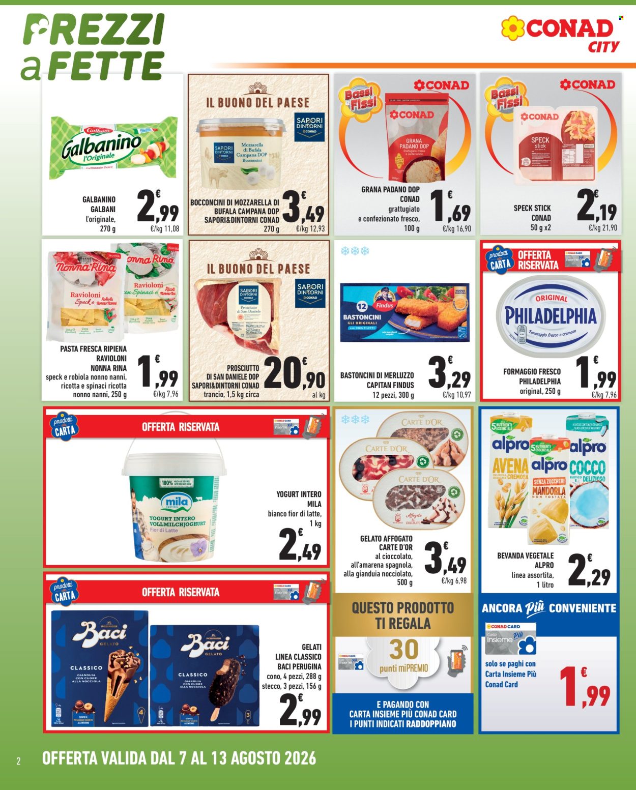 Volantino Conad City - 7/8/2026 - 13/8/2026. Pagina 2
