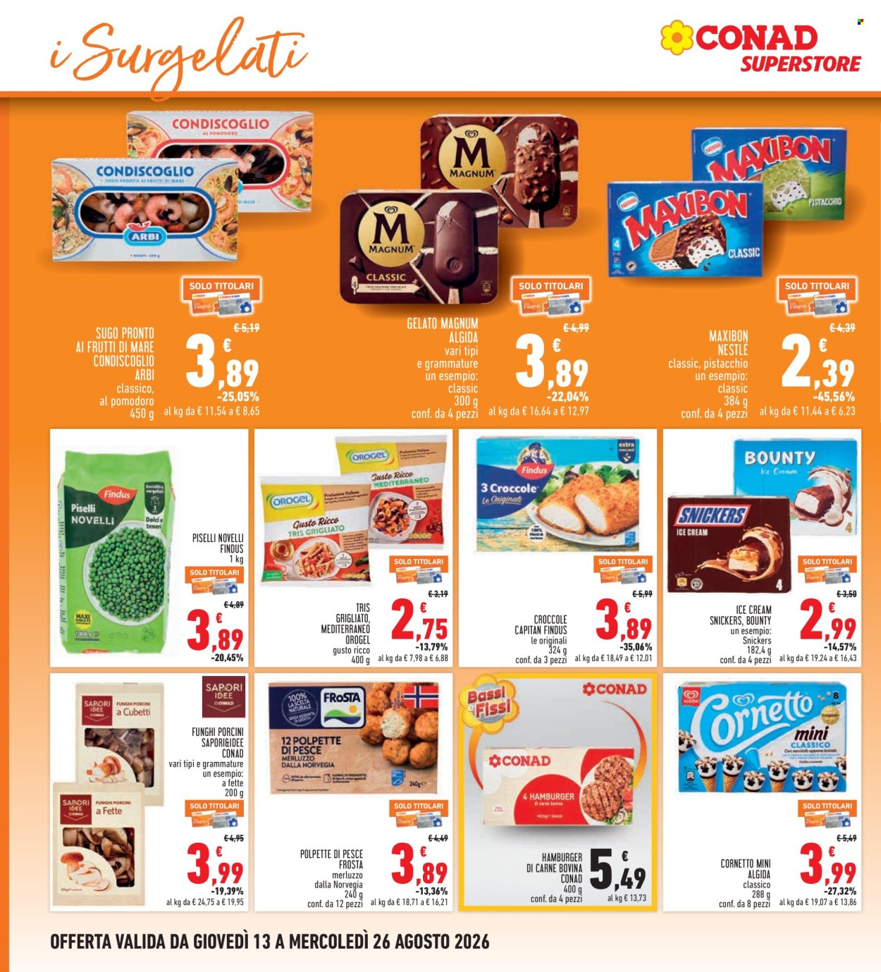 Volantino Conad - 13/8/2026 - 26/8/2026. Pagina 12