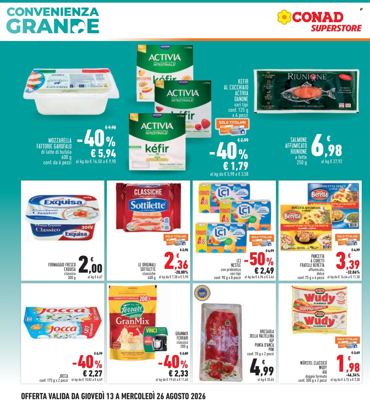 Volantino Conad - 13/8/2026 - 26/8/2026. Pagina 2