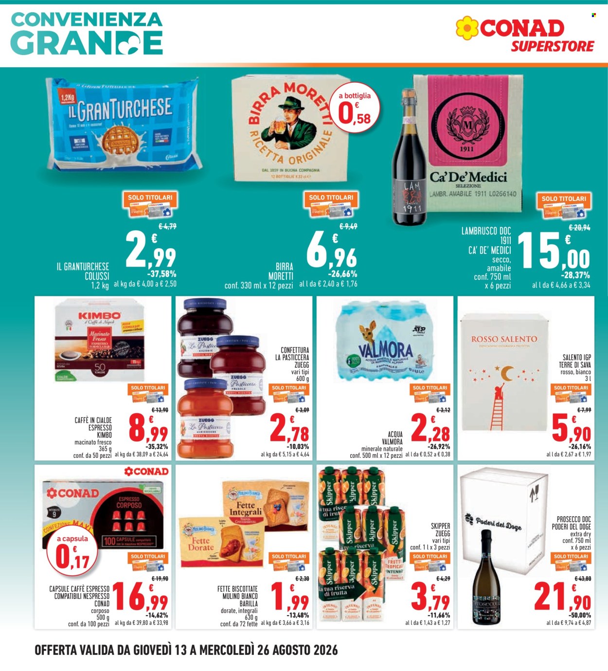 Volantino Conad Superstore - 13/8/2026 - 26/8/2026. Pagina 4