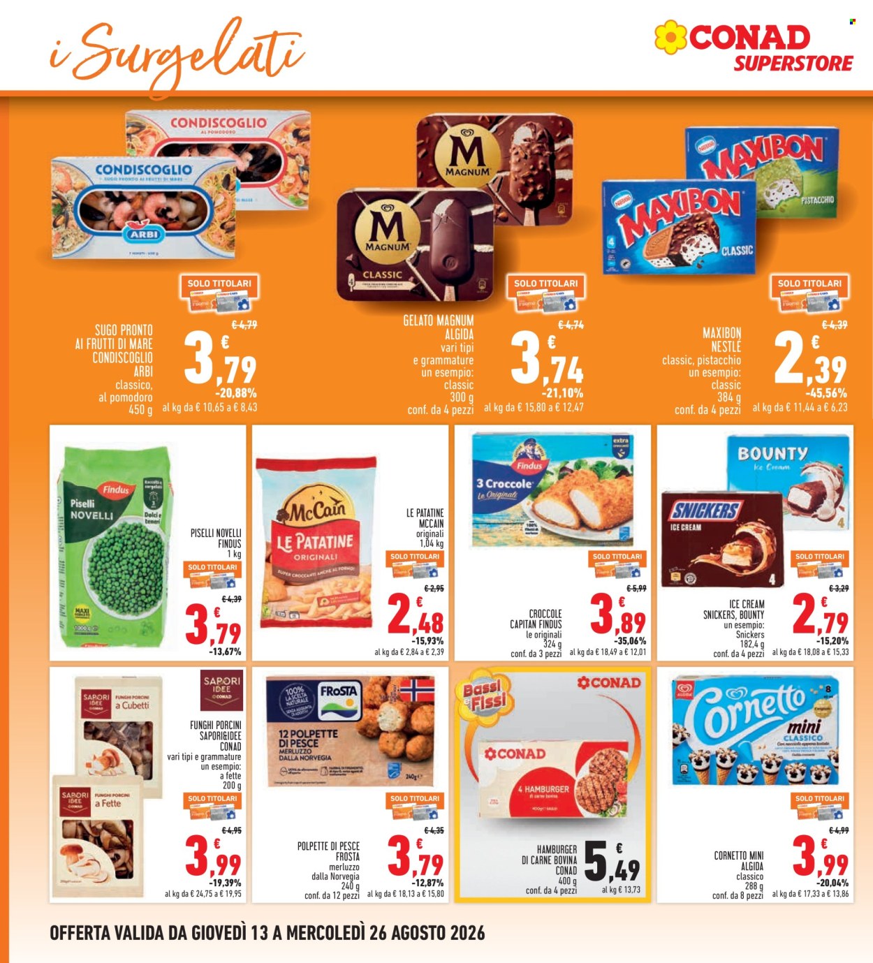 Volantino Conad - 13/8/2026 - 26/8/2026. Pagina 12