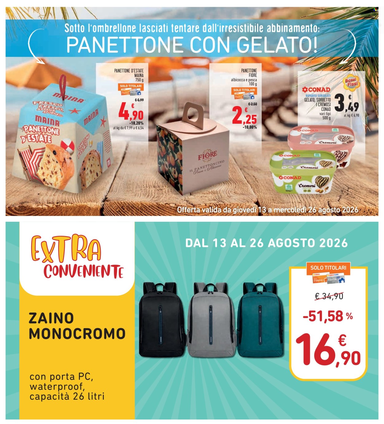 Volantino Conad - 13/8/2026 - 26/8/2026. Pagina 26