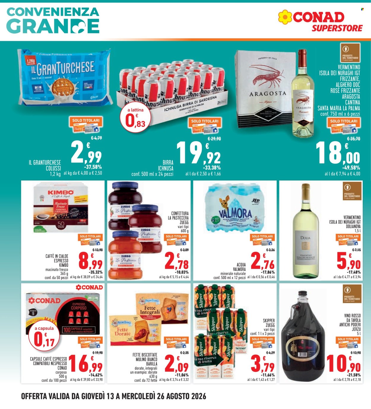 Volantino Conad - 13/8/2026 - 26/8/2026. Pagina 4