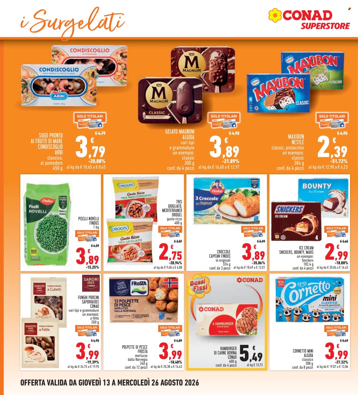 Volantino Conad - 13/8/2026 - 26/8/2026. Pagina 12
