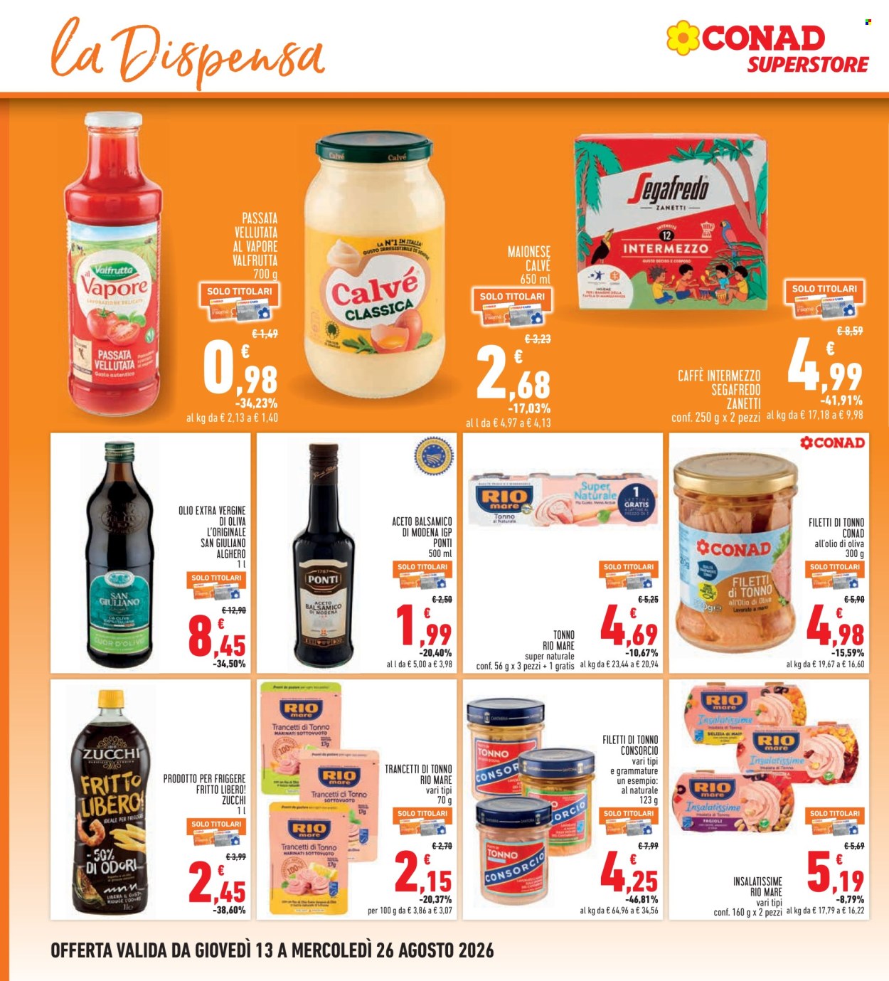 Volantino Conad - 13/8/2026 - 26/8/2026. Pagina 14