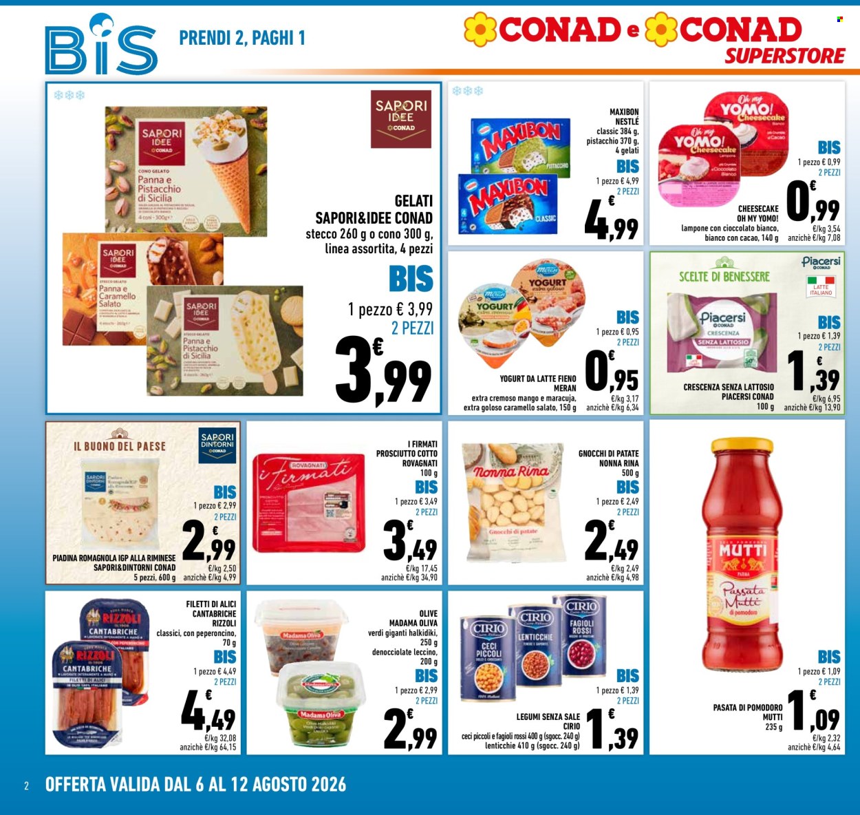 Volantino Conad Superstore - 6/8/2026 - 12/8/2026. Pagina 2