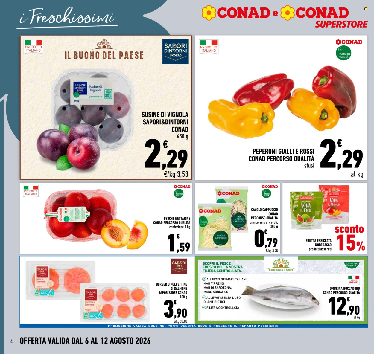Volantino Conad Superstore - 6/8/2026 - 12/8/2026. Pagina 4