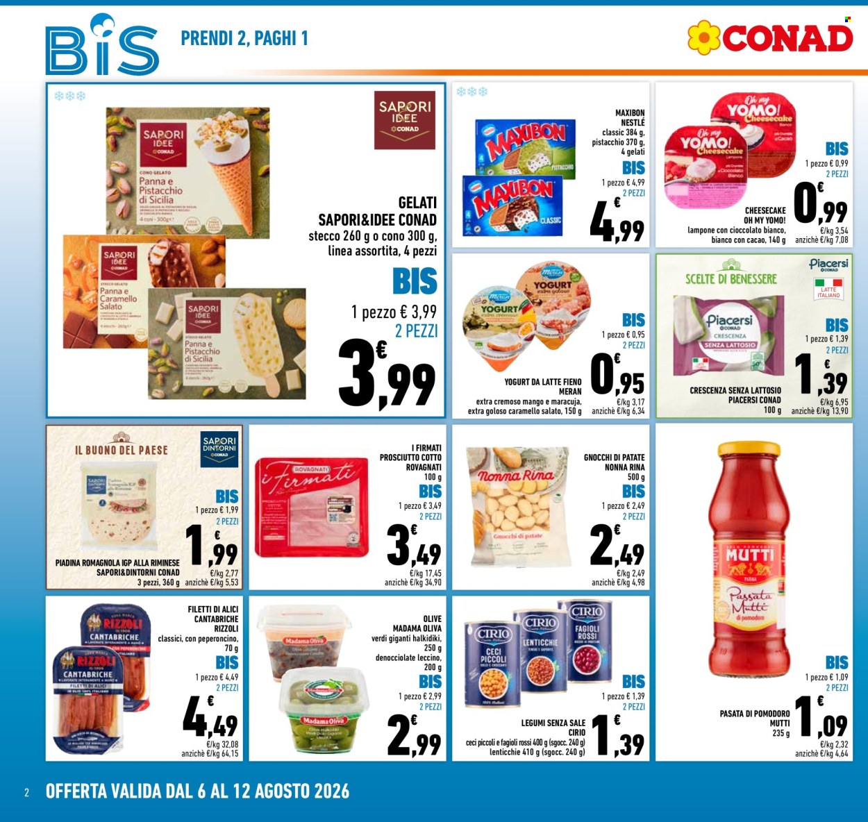 Volantino Conad - 6/8/2026 - 12/8/2026. Pagina 2