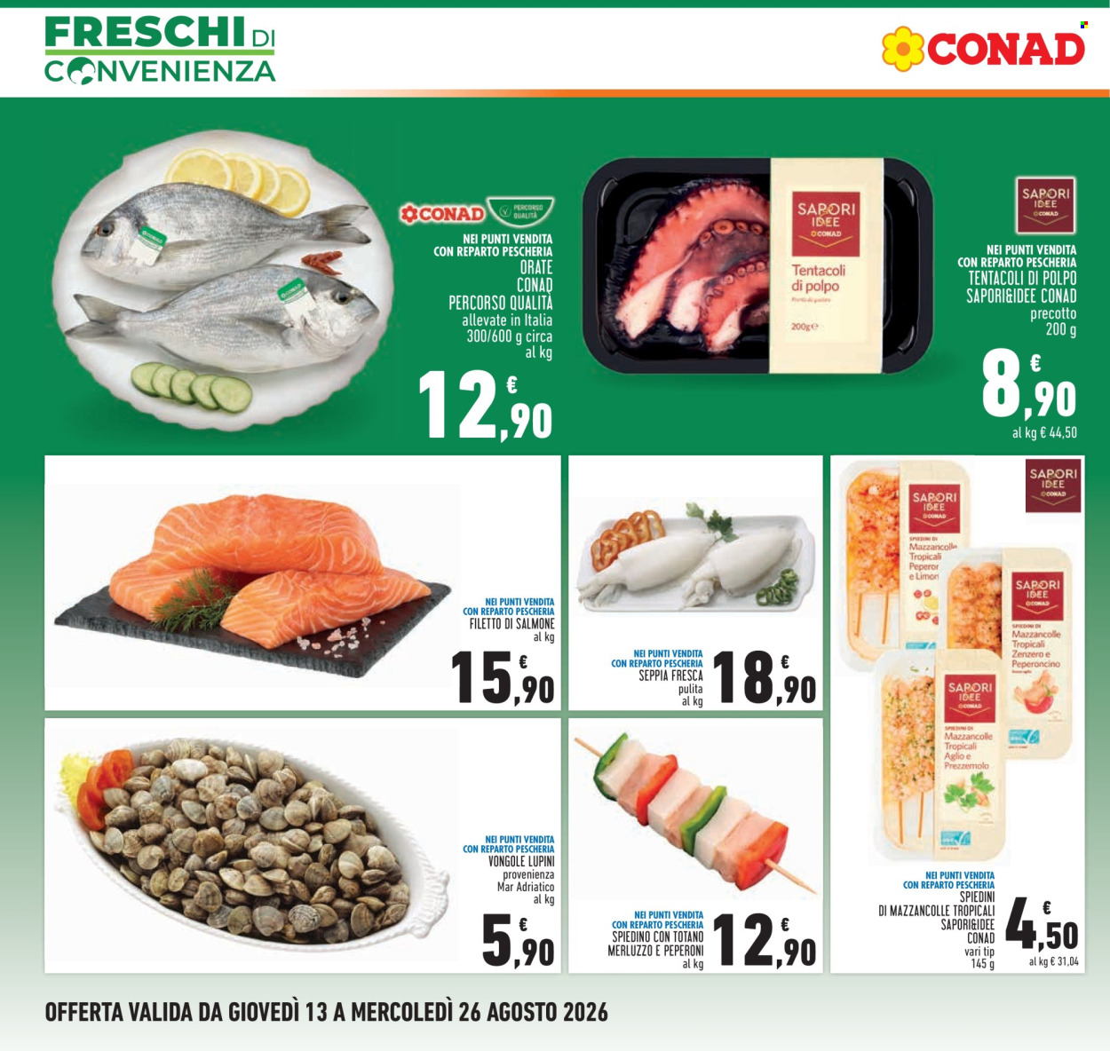 Volantino Conad - 13/8/2026 - 26/8/2026. Pagina 4