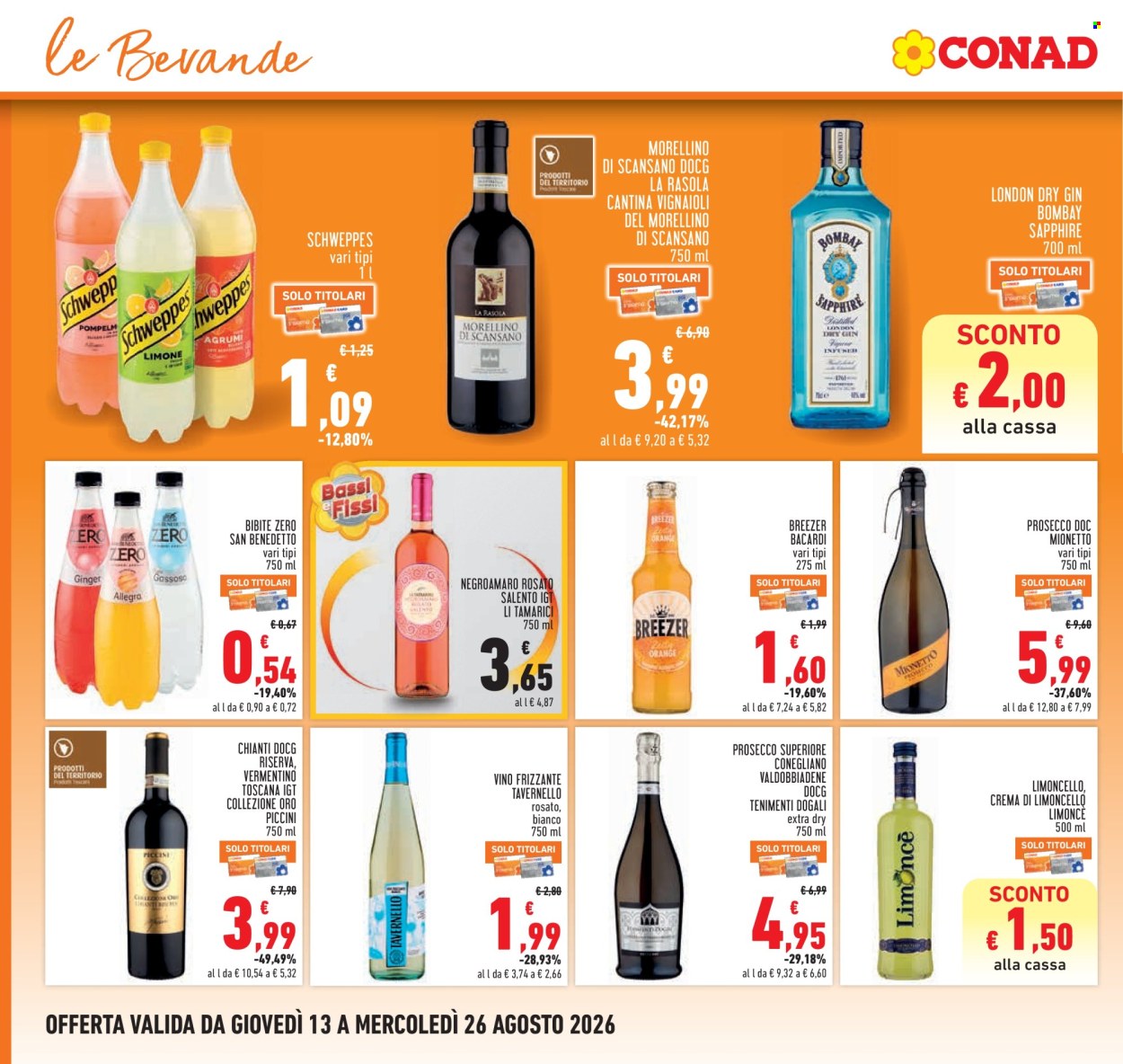 Volantino Conad - 13/8/2026 - 26/8/2026. Pagina 16