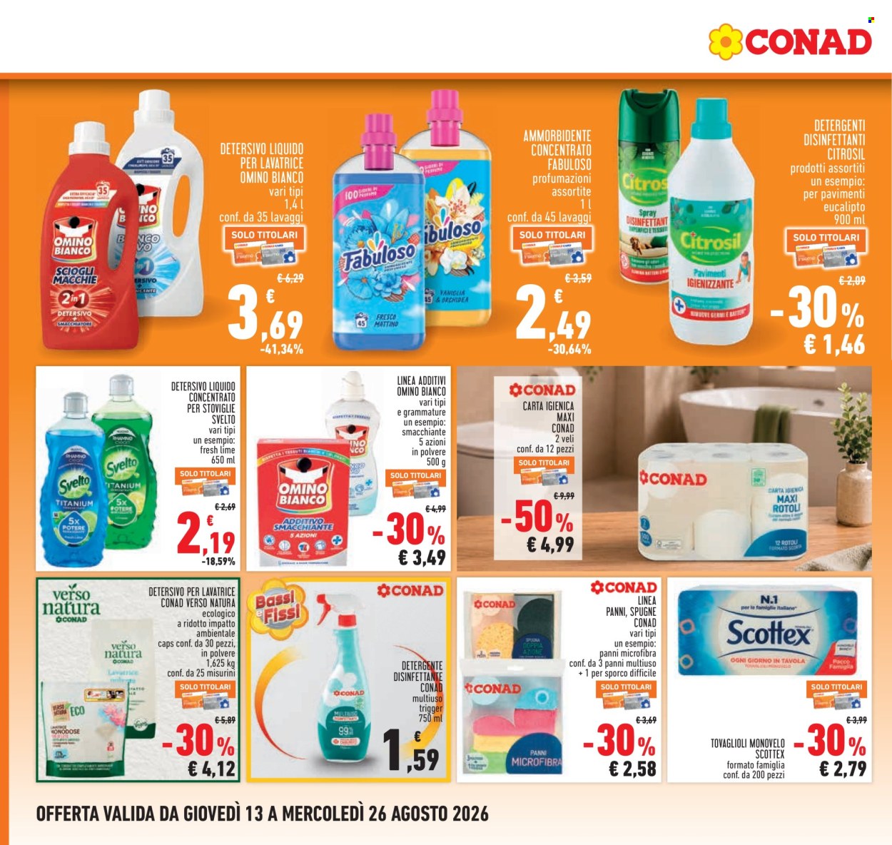 Volantino Conad - 13/8/2026 - 26/8/2026. Pagina 18