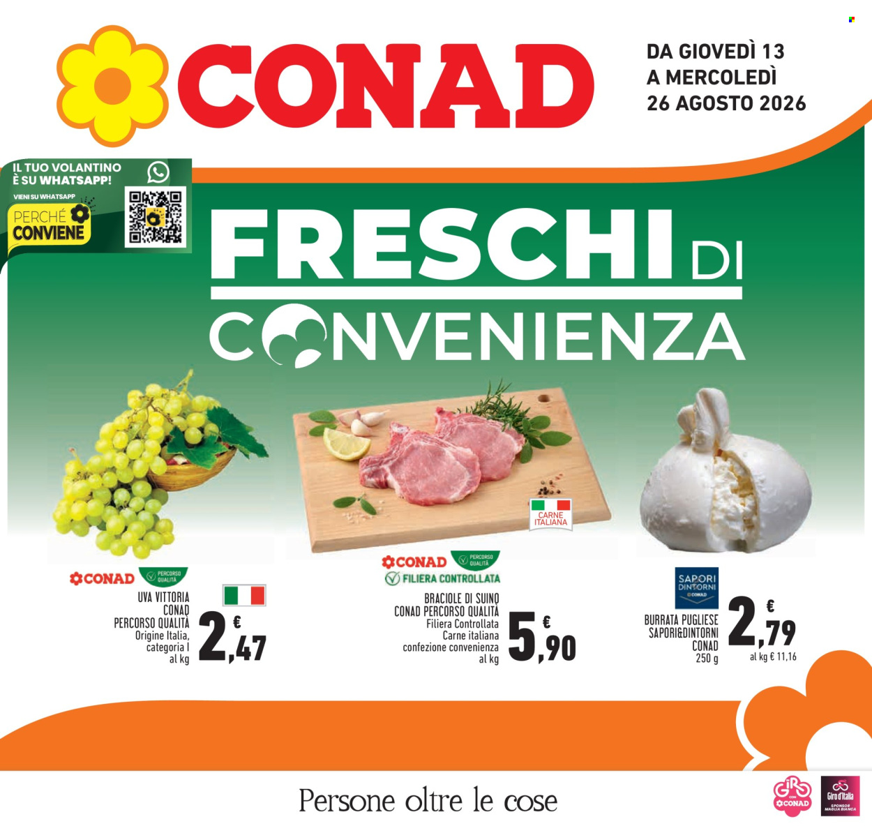 Volantino Conad - 13/8/2026 - 26/8/2026. Pagina 1