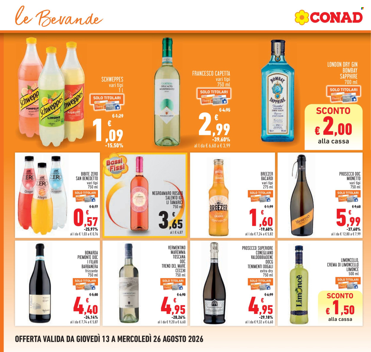 Volantino Conad - 13/8/2026 - 26/8/2026. Pagina 16