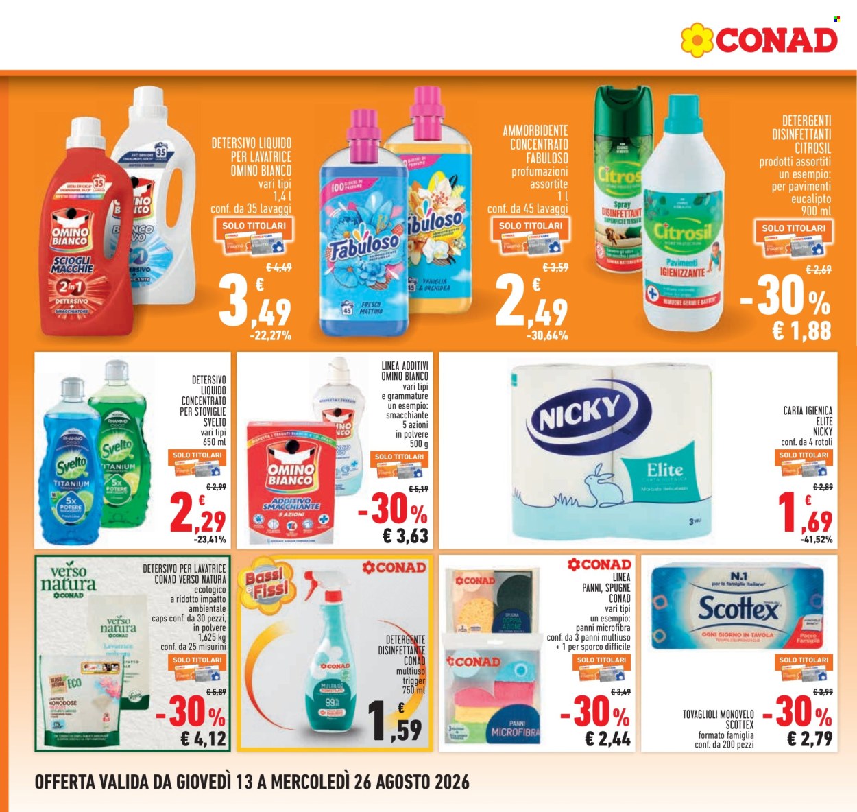 Volantino Conad - 13/8/2026 - 26/8/2026. Pagina 18