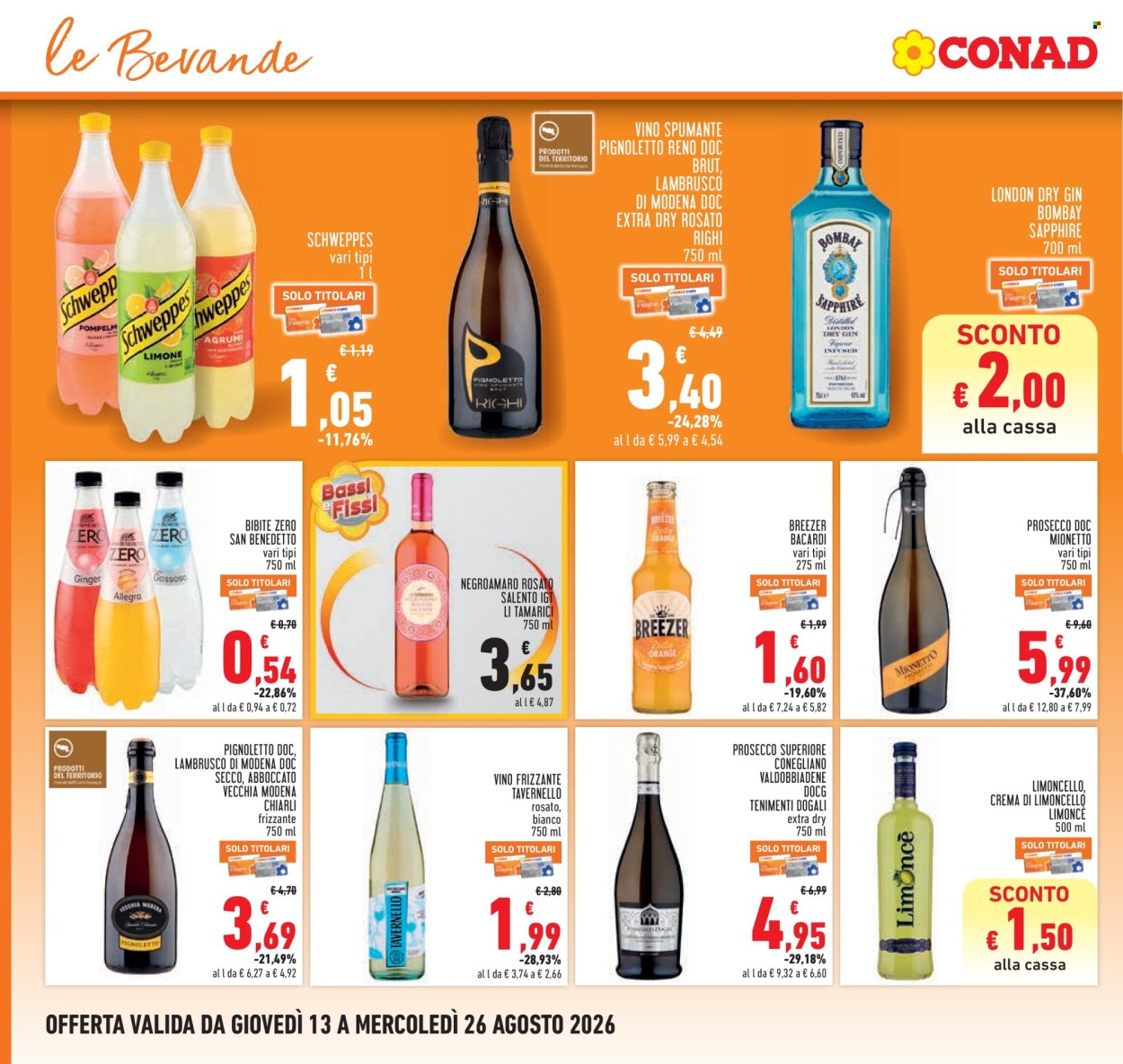 Volantino Conad - 13/8/2026 - 26/8/2026. Pagina 16