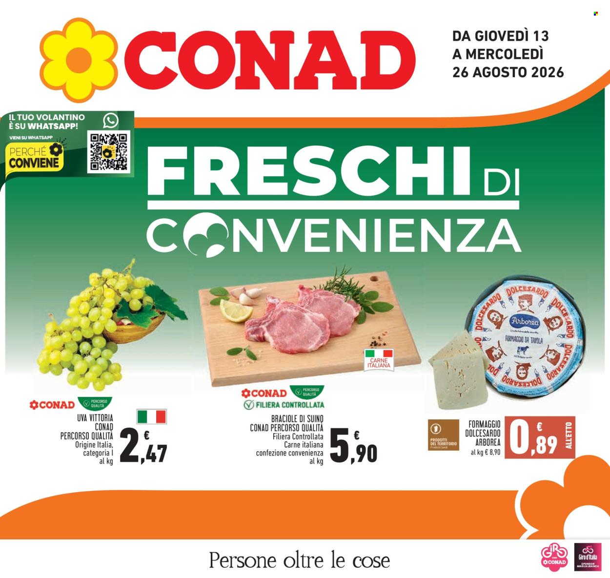 Volantino Conad - 13/8/2026 - 26/8/2026. Pagina 1