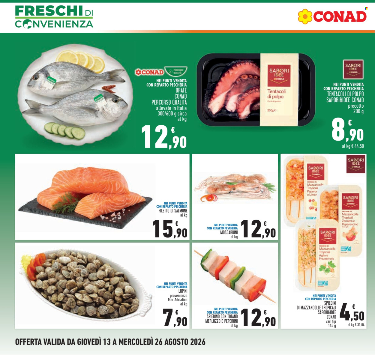 Volantino Conad - 13/8/2026 - 26/8/2026. Pagina 4