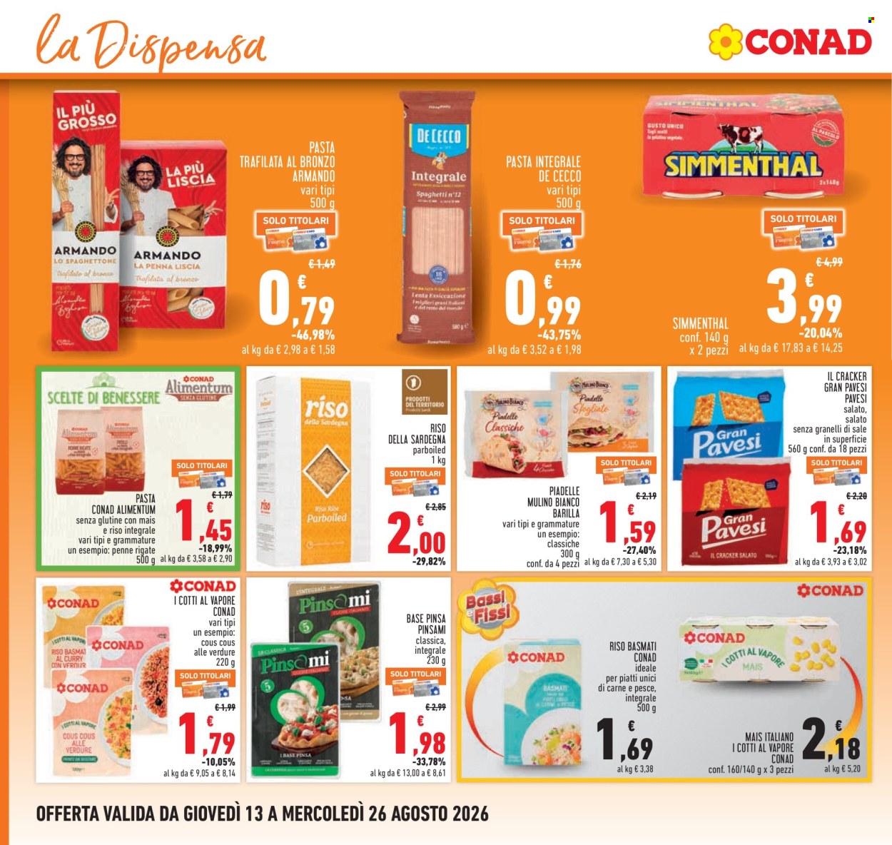 Volantino Conad - 13/8/2026 - 26/8/2026. Pagina 10